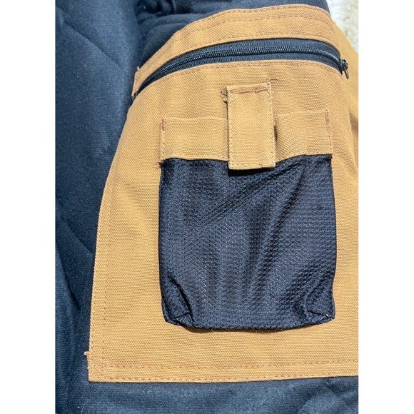 Dickies Heavy Canvas Insulated Full Zip Reinforced Elbows work Coat 2XL Read - Picture 10 of 10